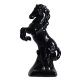 Black ceramic horse
