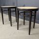 Pair of Thonet 214RH stools, 1980s