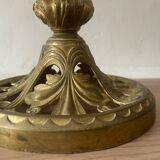 Chandelier en bronze doré, fin XIXème