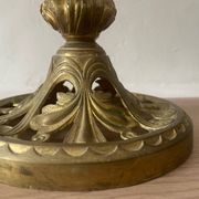 Chandelier en bronze doré, fin XIXème
