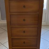 CHIFFONNIER,  Style Louis Philippe comprenant 5 tiroirs .