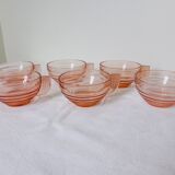 Set of 6 cups rosaline