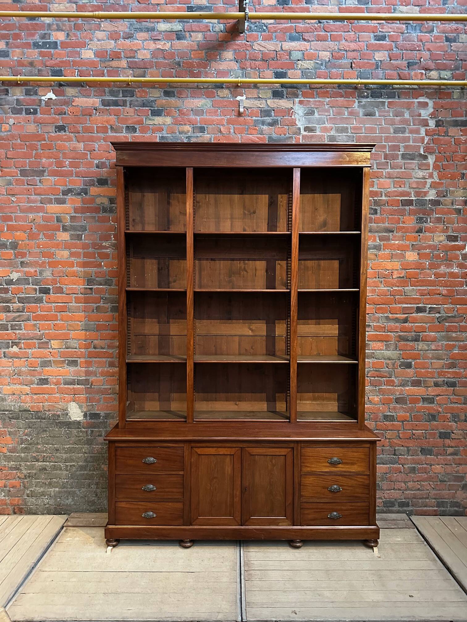 Huge Pharmacy Cabinet from the End of the 19th Century