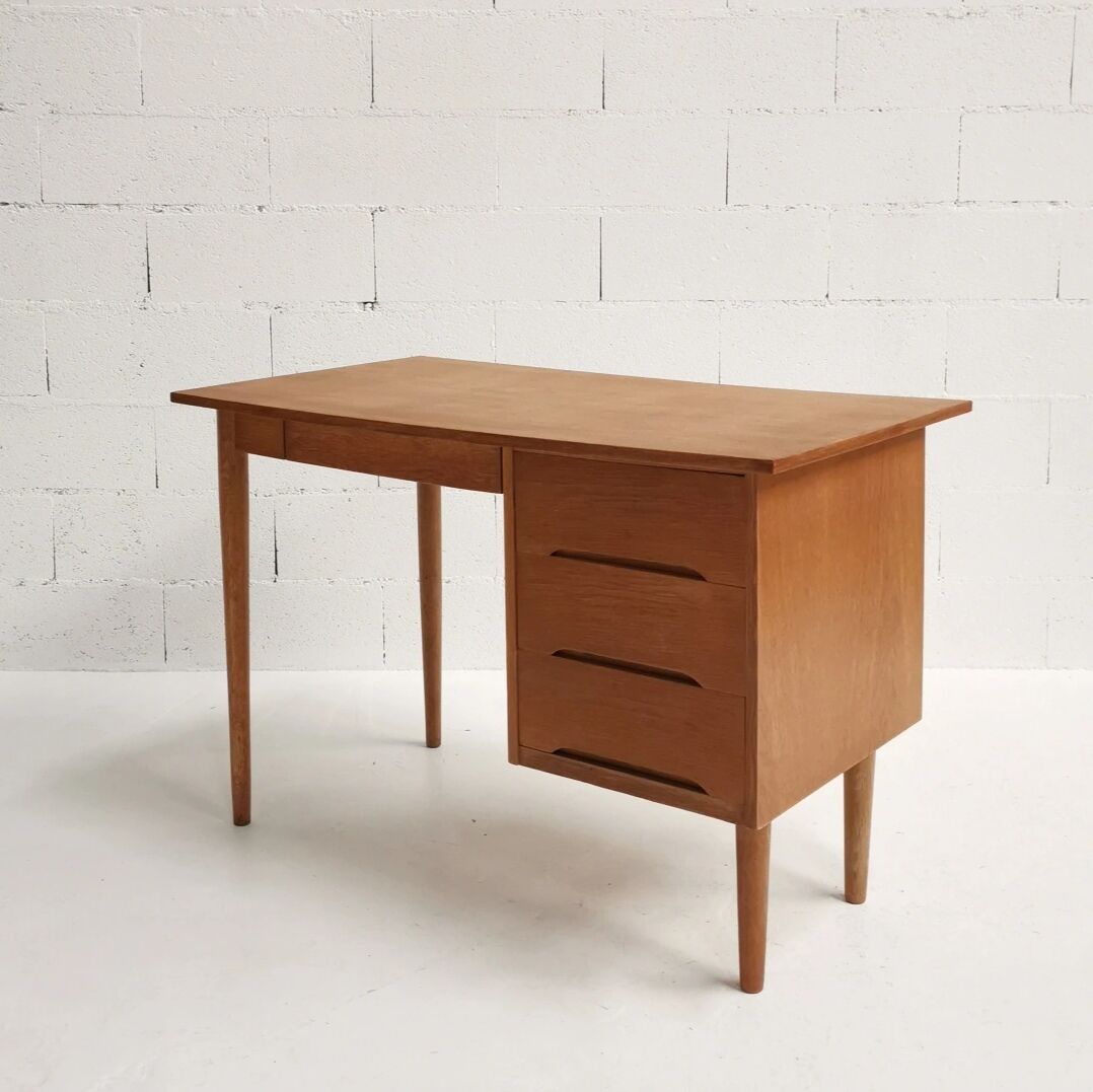 Vintage oak desk 1960