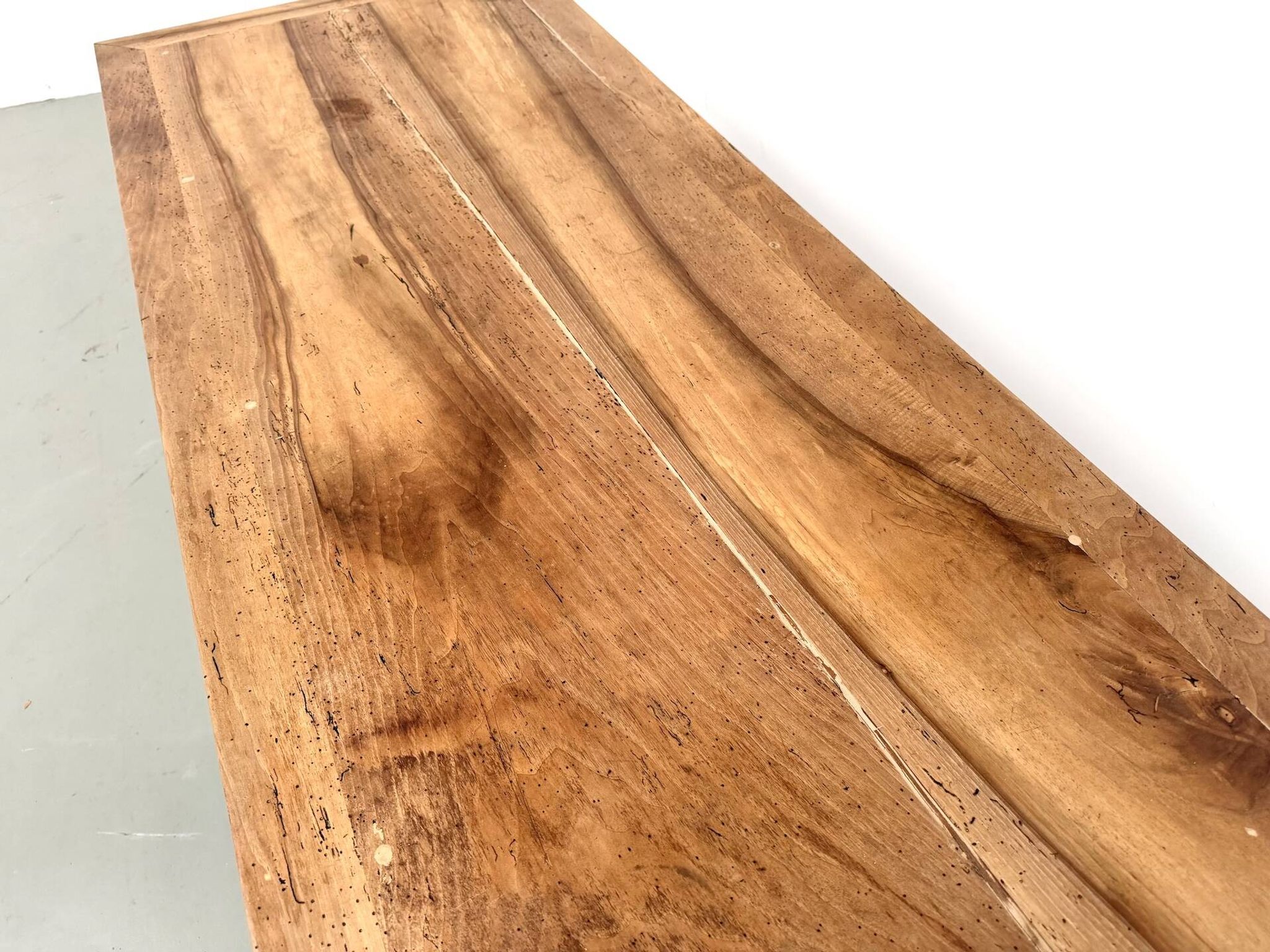 Table de ferme en noyer massif, années 50