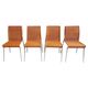 Set of 4 Asola chairs by Giuseppe Vigano for Bonacina, 1993