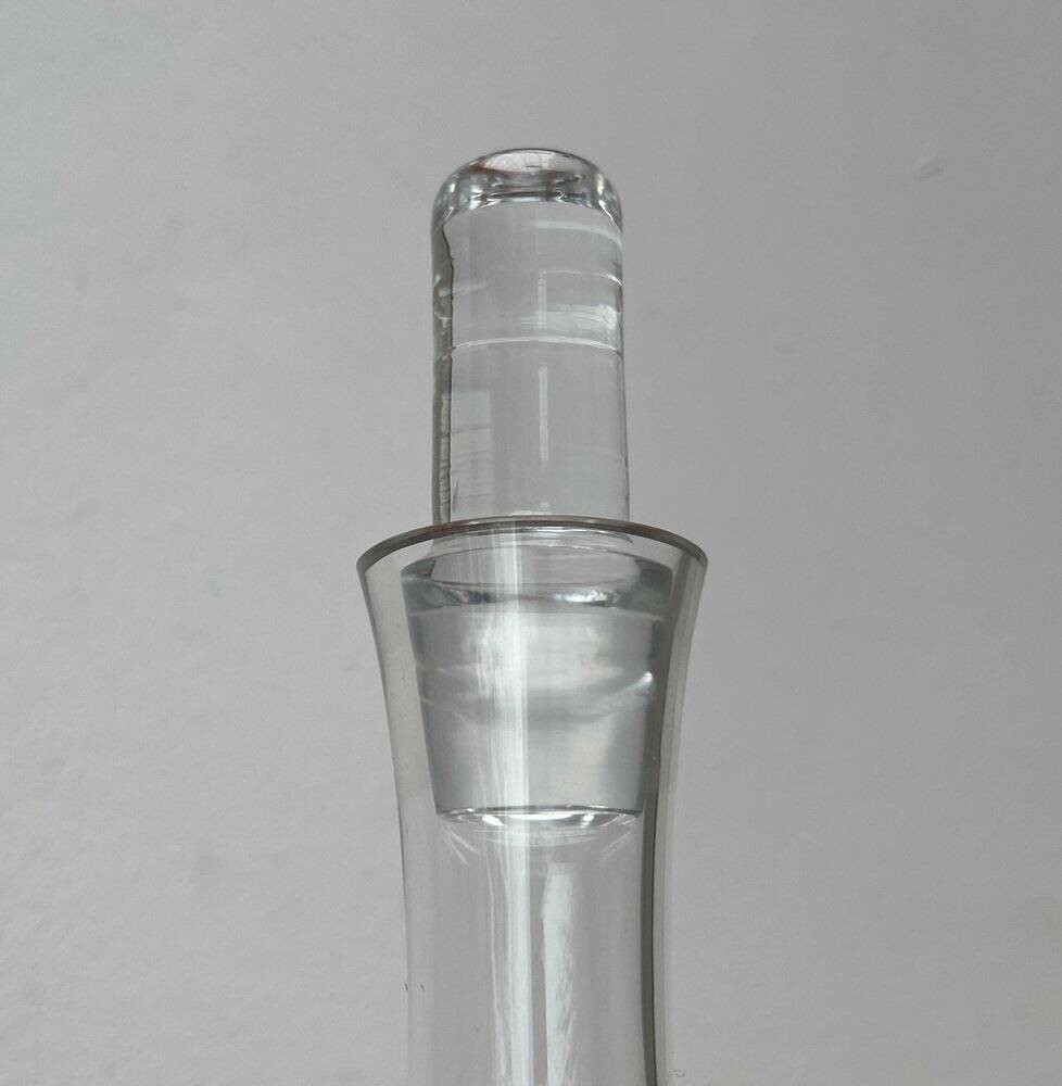 German glass carafe from Christinenhütte