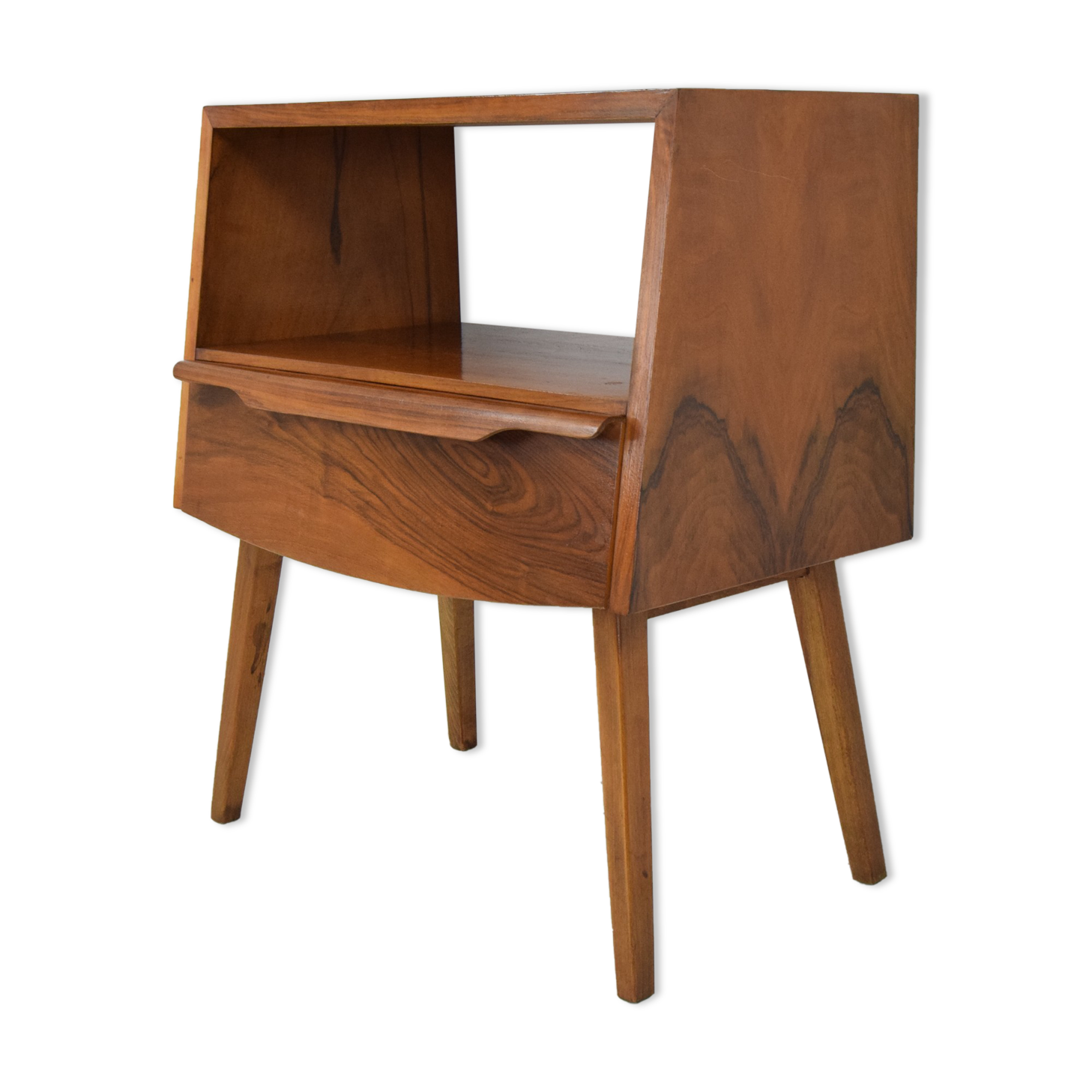 Mid-century side table or nightstand,1950's