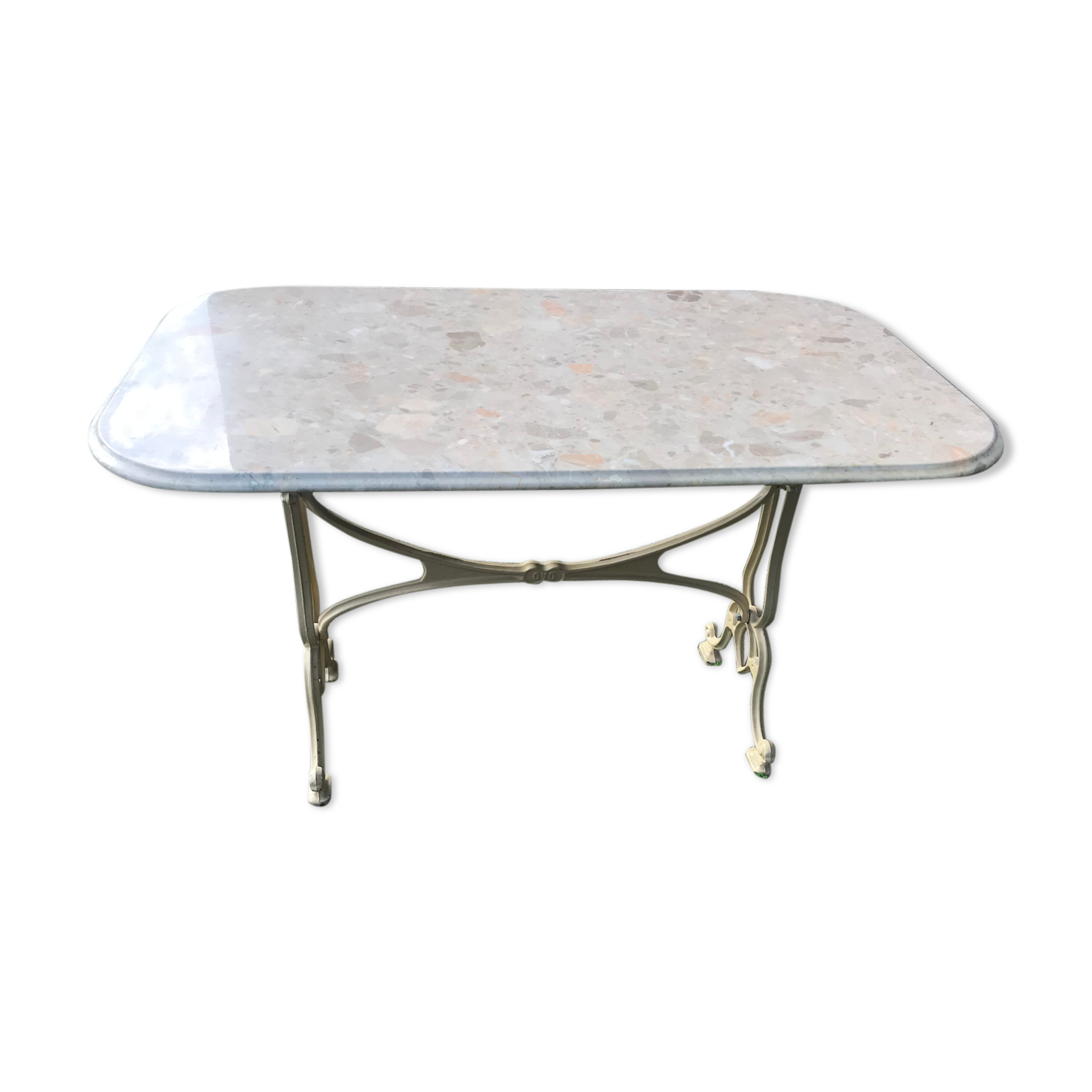 Marble bistro table
