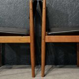 Set of 4 chairs France & Son model 197