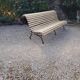 Old garden bench