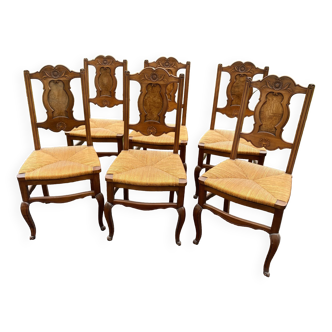 6 chaises Bressane