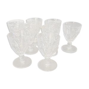 Verres à pied liqueur Baccarat