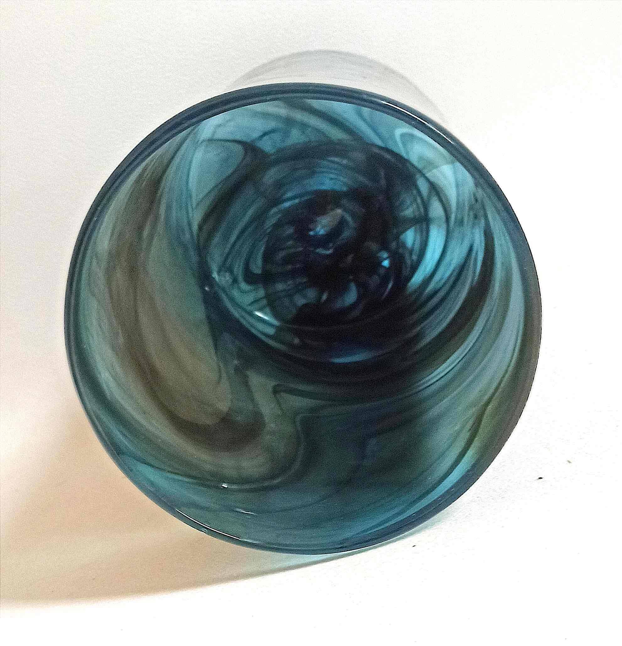 Maure-Vieil glass vase from the 70s Height 24.5 cm