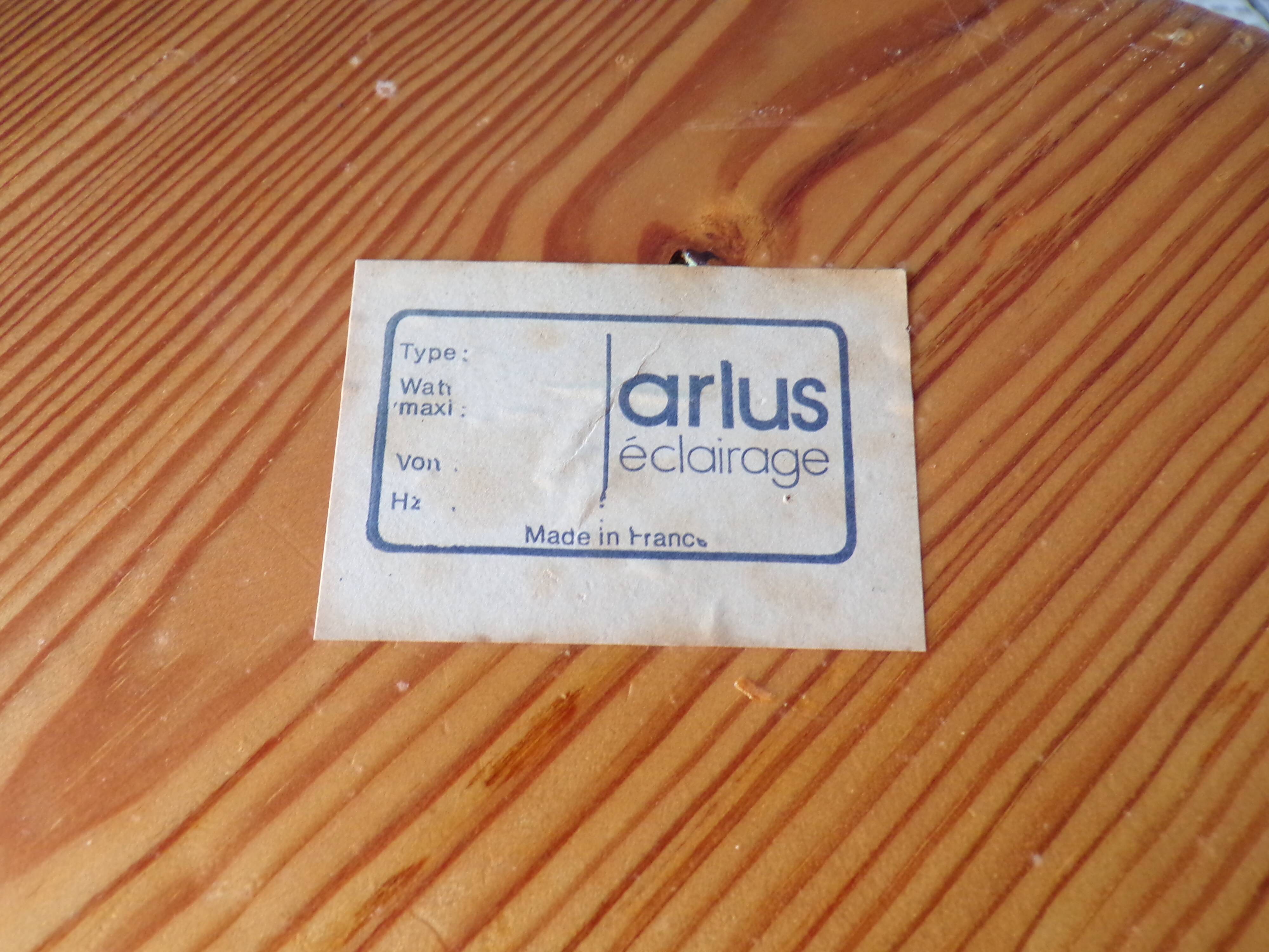 Maison Arlus floor lamp in pine