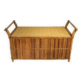 1960s rattan toy box