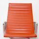 Eames Lounge chair EA116 red leather