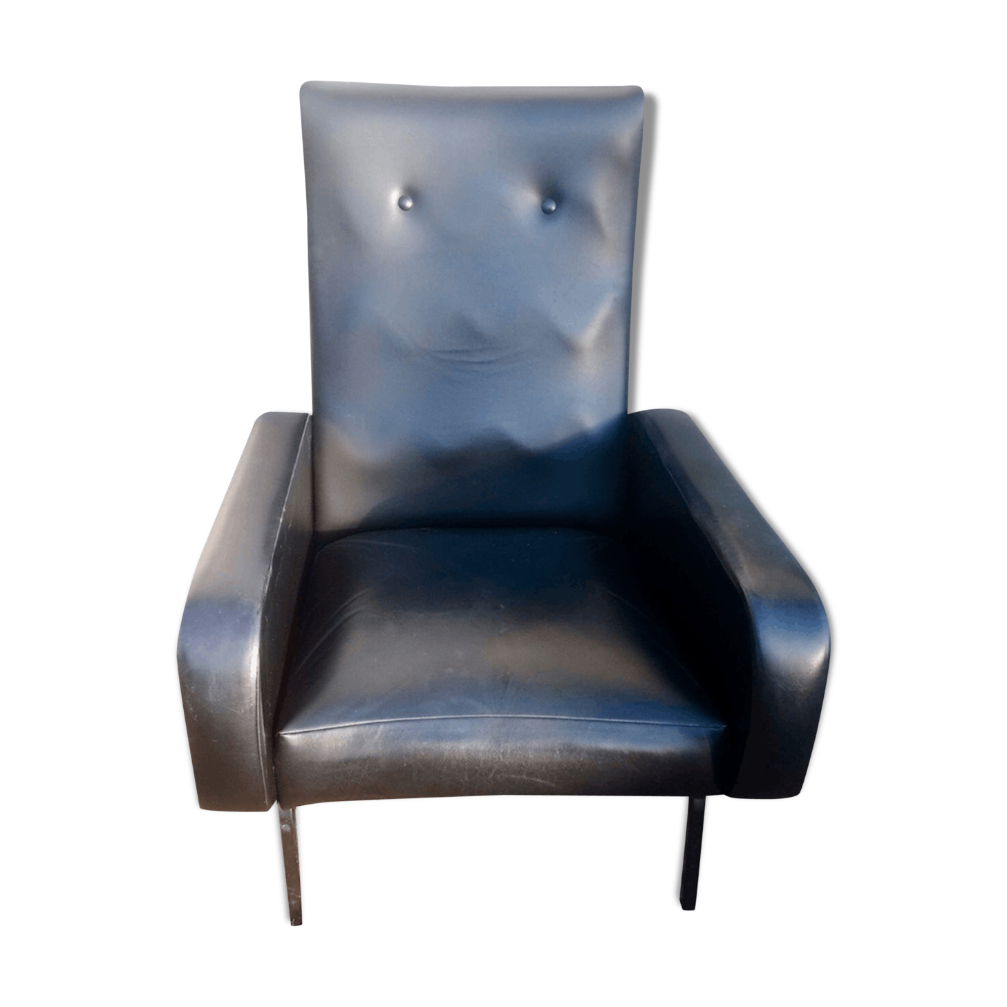 Black vintage armchair