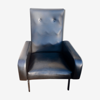 Black vintage armchair