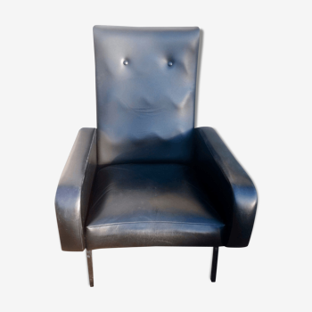 Fauteuil vintage noir