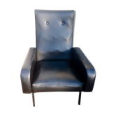 Fauteuil vintage noir