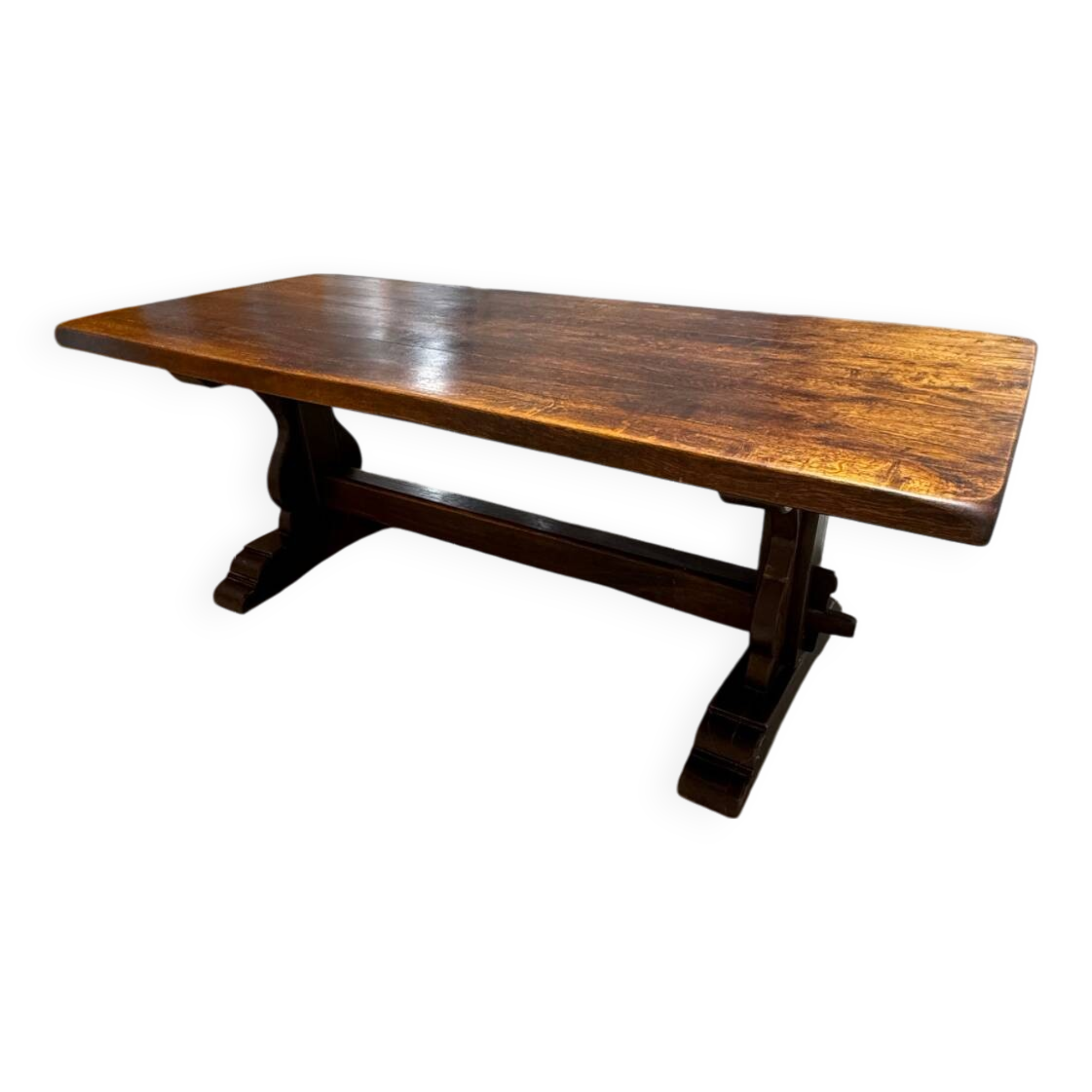 Solid oak monastery table