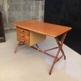 Rattan desk 1960