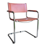 Leather Cantilever Chair