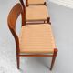 Niels Möller Model 75 Paper Cord Dining Chairs
