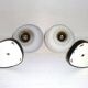 Pair of 1950s Design Bedside Table Lamps Art Nouveau, Stilnovo, Rockabilly