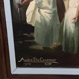 A. De Cramer. Grand tableau. "Scène biblique"
