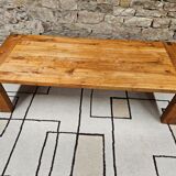 Vintage solid wood mortise and tenon coffee table