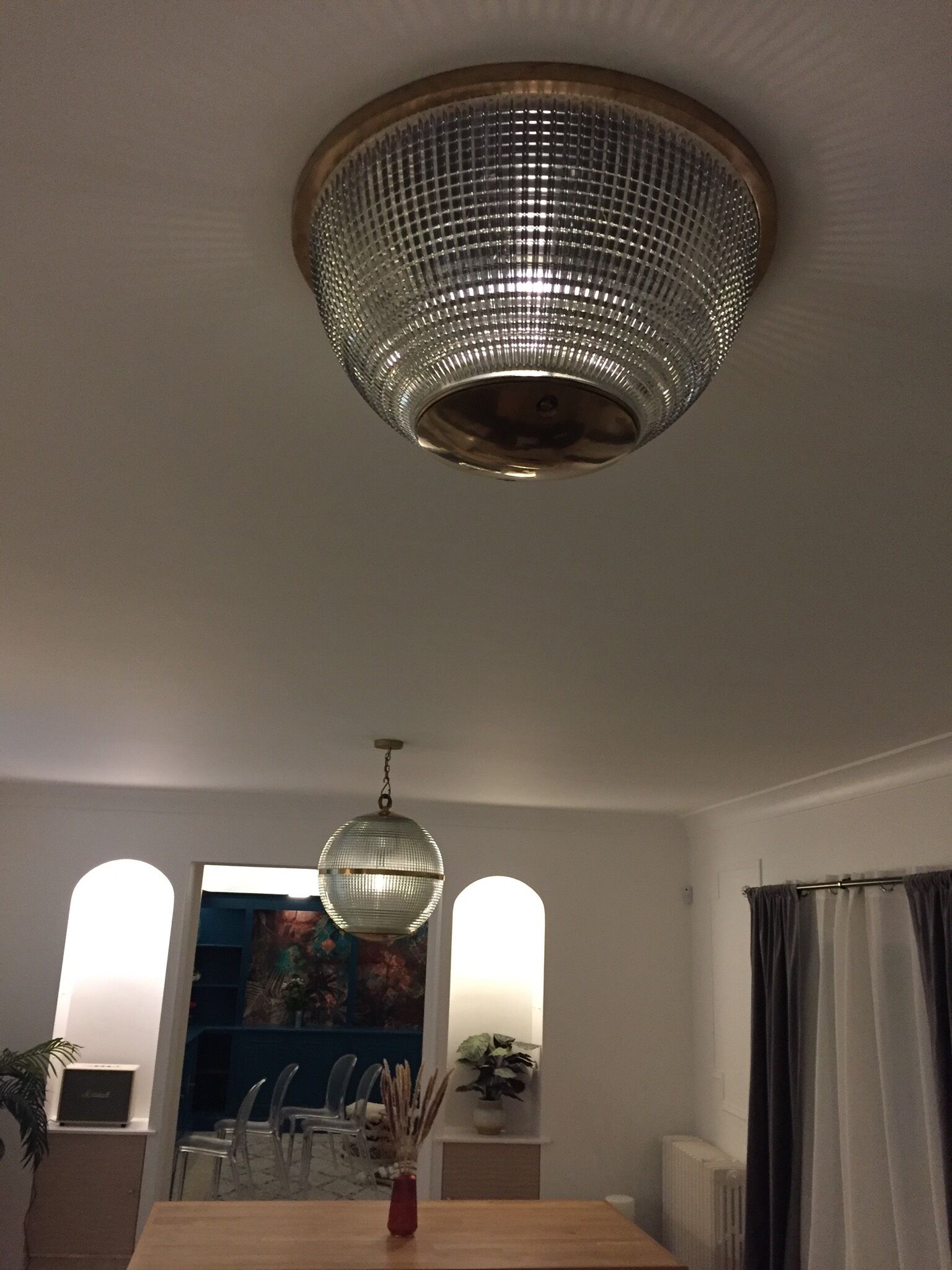 Applique Holophane Dorée