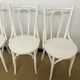 Série de 4 chaises bistrot vintage