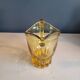 Vintage yellow tinted glass pitcher