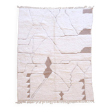 White Berber Rug - 292 x 208 cm