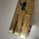 Opaline brass wall lights from the 1970s.