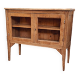 Old glass sideboard on legs