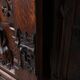 Rare large early 19th century hand carved Neo-Gothic cupboard in oak
