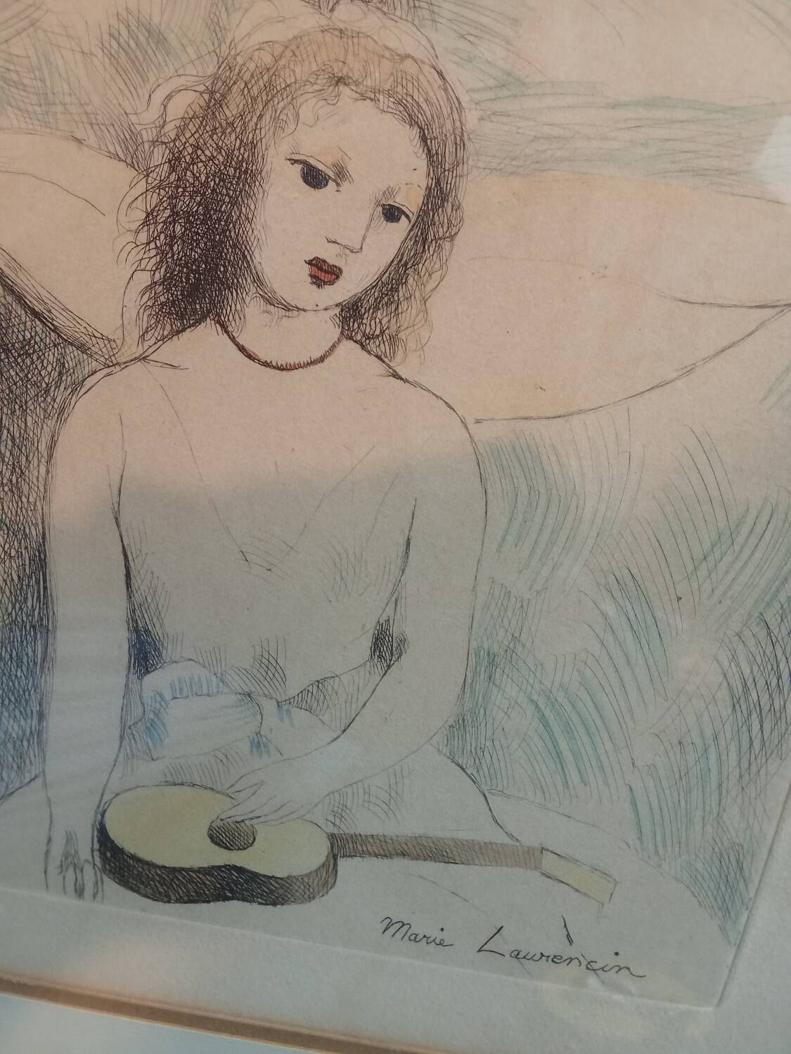 Original drawing by Marie Laurencin