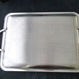 Stainless steel service tray Decor with godrons