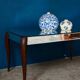 Art Deco coffee table with bevelled mirror from the 1940s, bohemian chic.