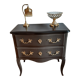 Commode patiné style Louis XV 2 tiroirs