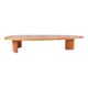 Travail français - table basse bois forme libre