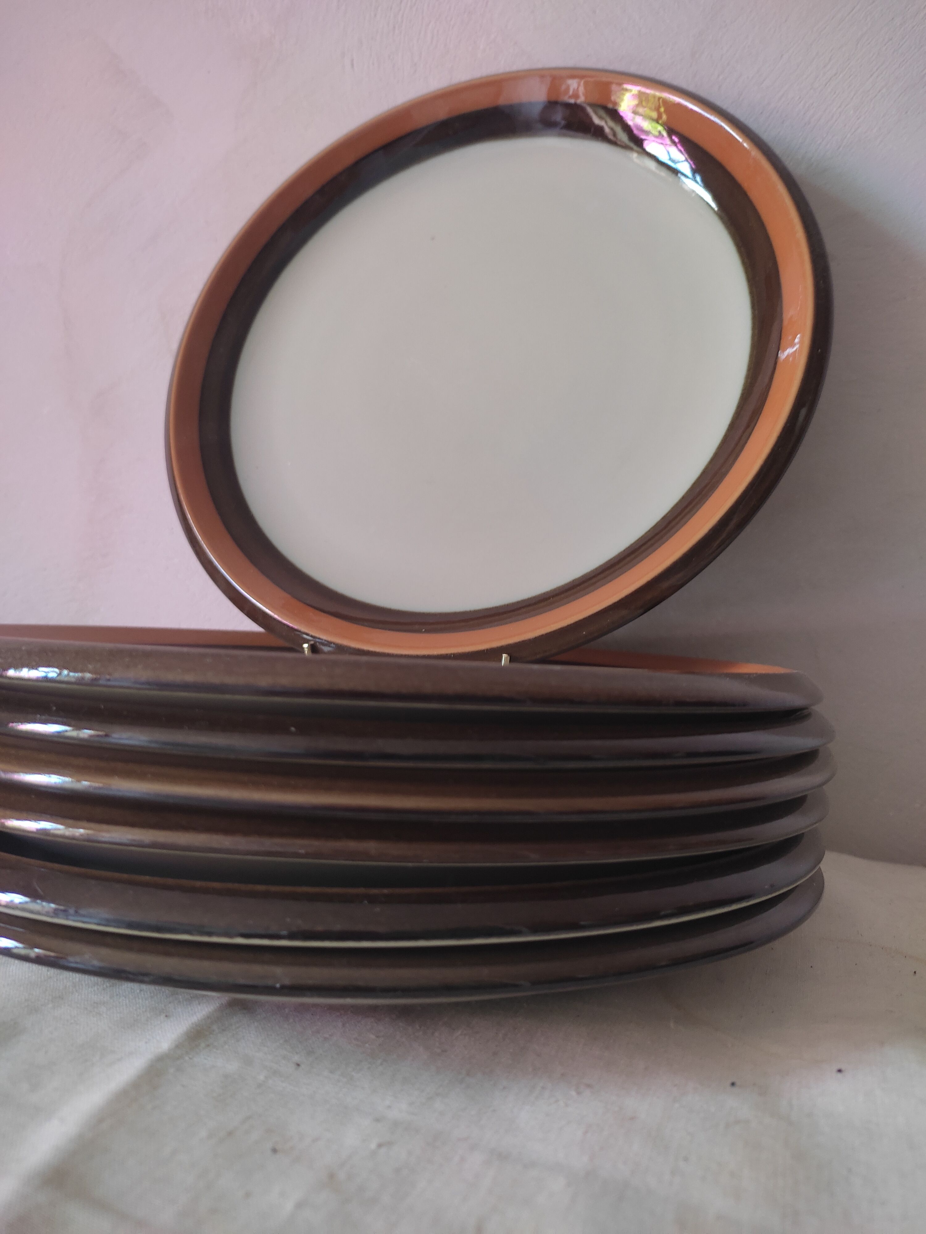 7 flat plates in Rorstrand sandstone, Sweden