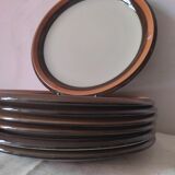 7 flat plates in Rorstrand sandstone, Sweden