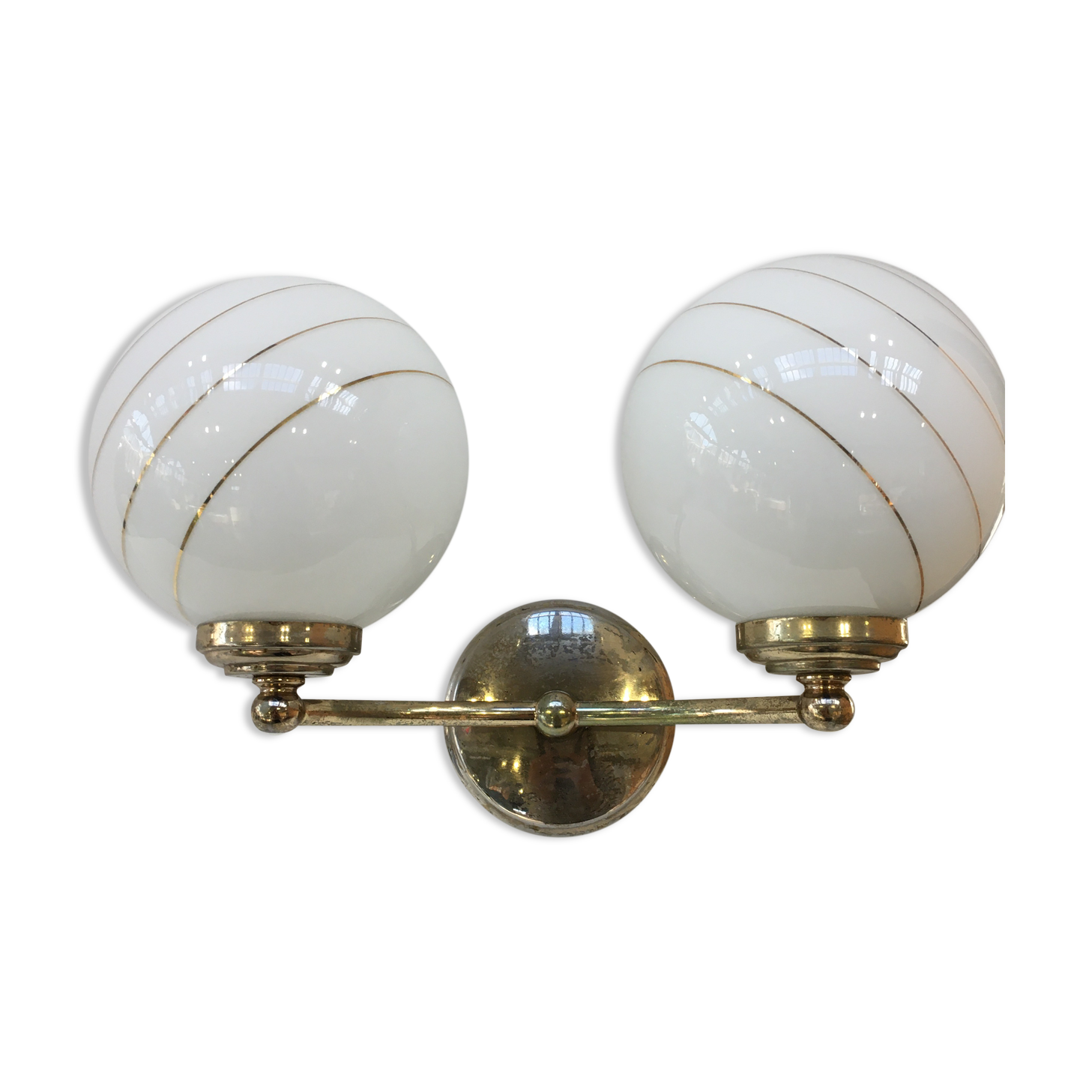 Double wall lamp two Art Deco