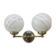 Double wall lamp two Art Deco