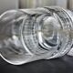 Set 4 crystal whisky glasses St Louis model Space, 1970s