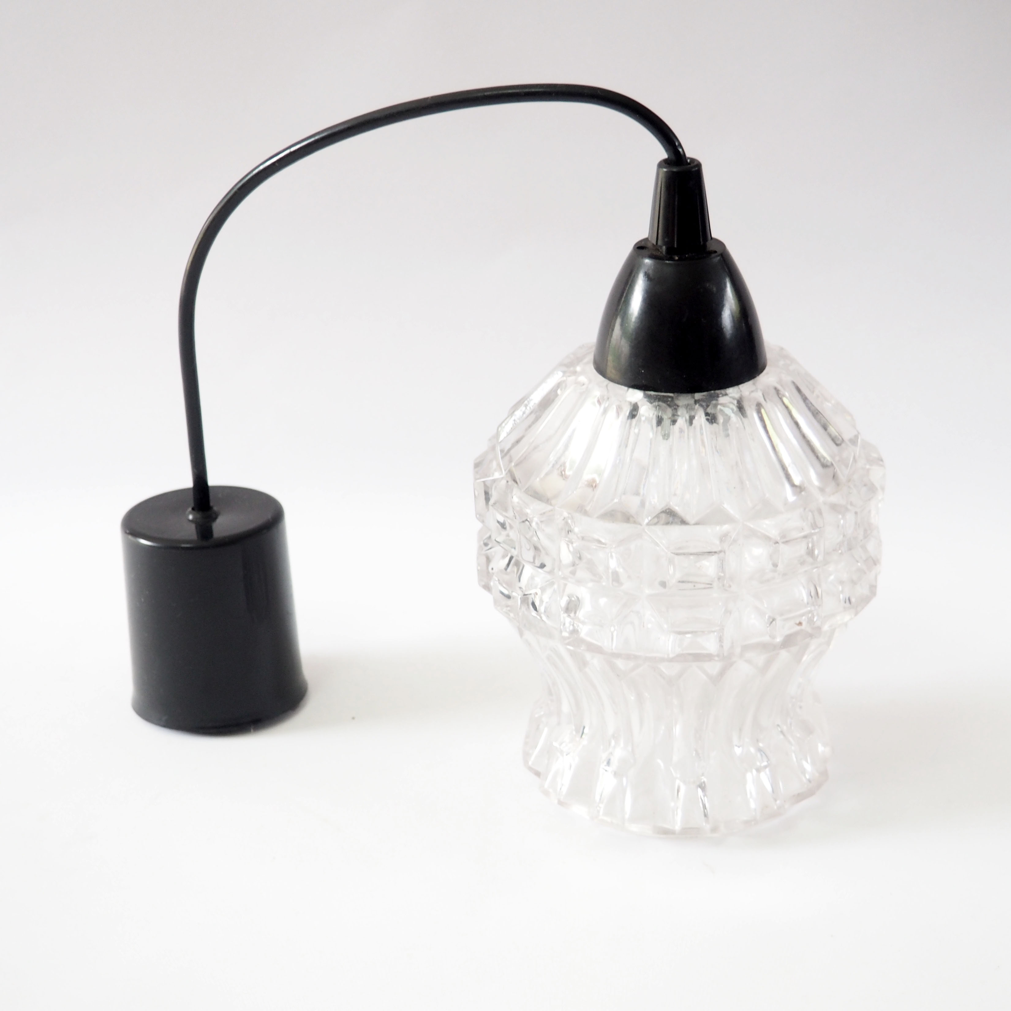 Vintage glass pendant light